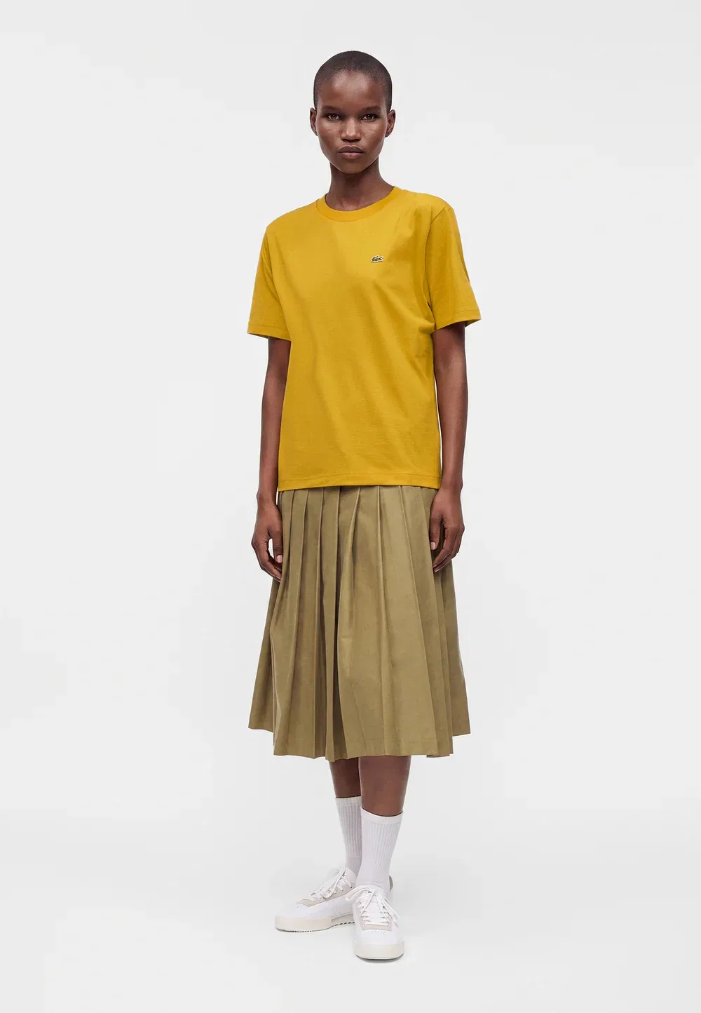 Футболка Lacoste Honey, однотонная, дышащая — фото 2
