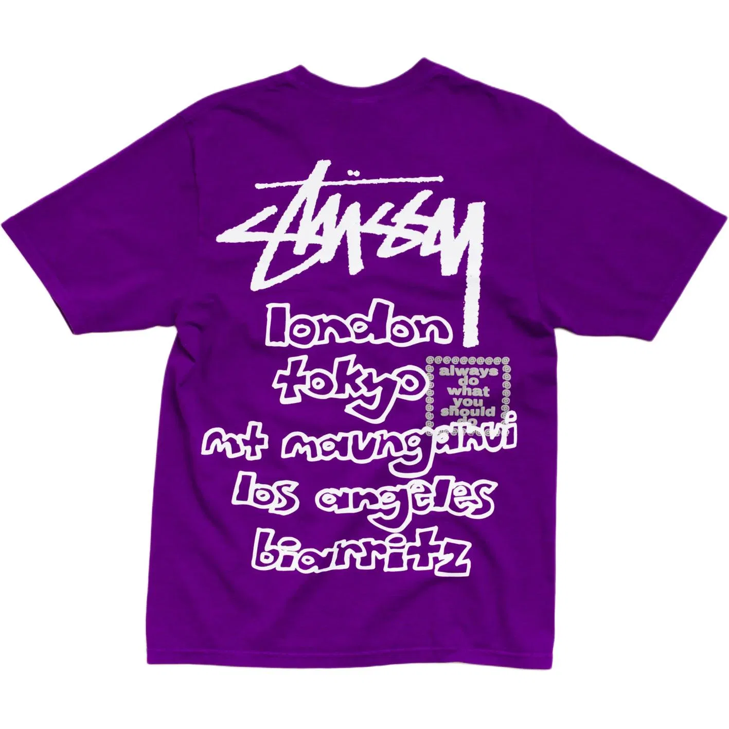 Детская футболка с прямым кроем Stussy, Purple
