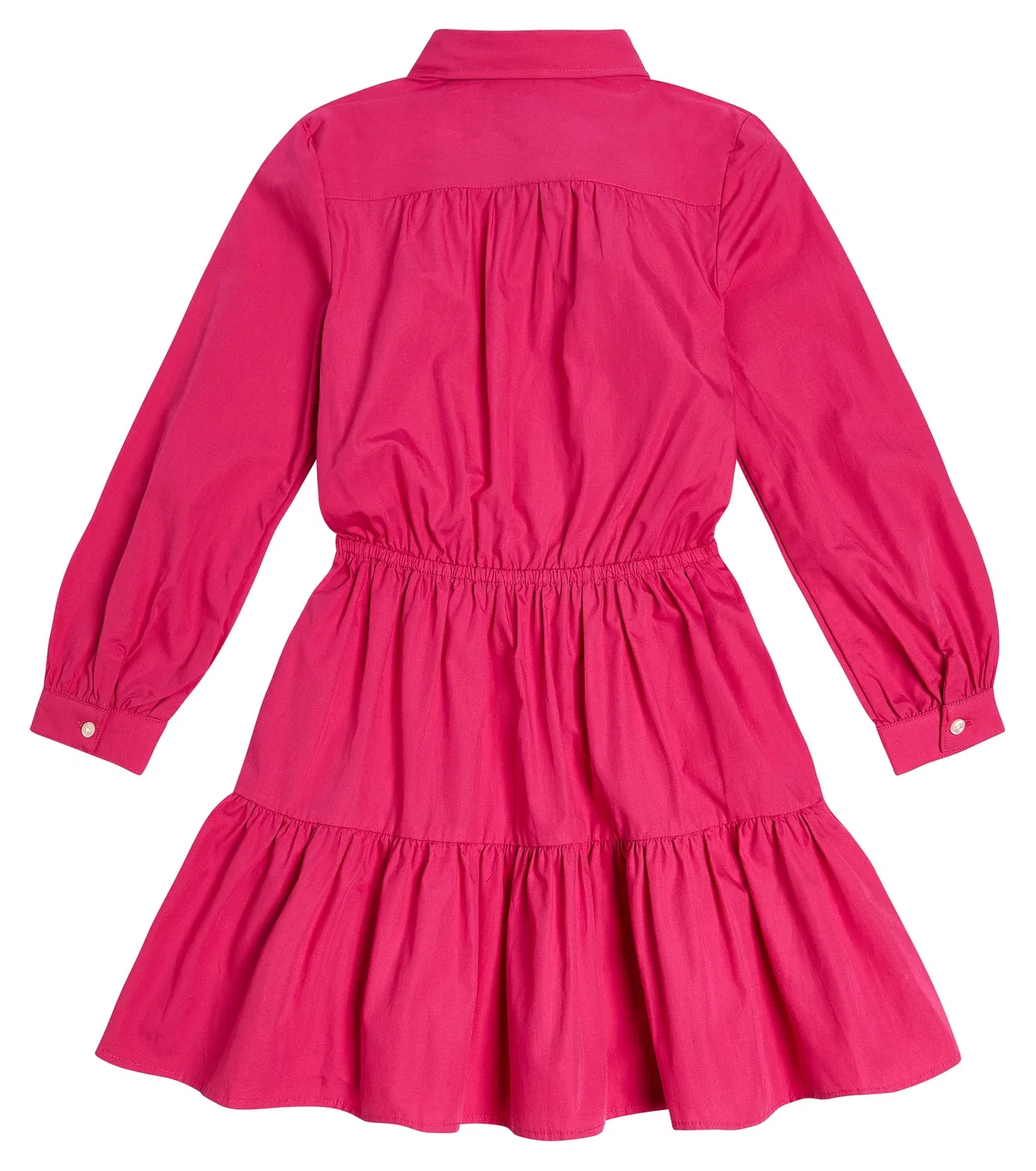 Нарядное платье с ярусами Polo Ralph Lauren Kids, розовый — фото 4