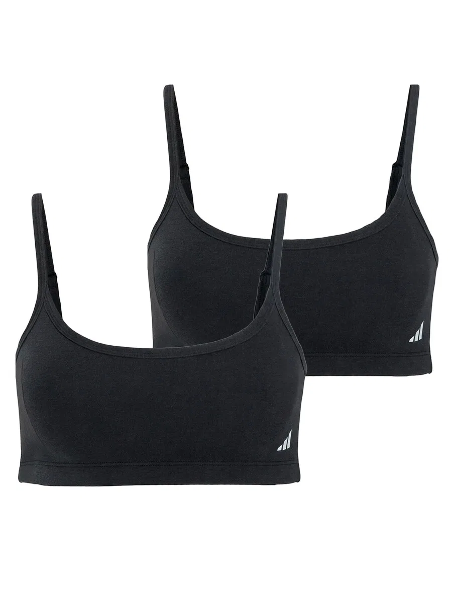 Бюстгальтер-бралетт ADIDAS ORIGINALS 'Sport Active Modal Comfort' черного цвета