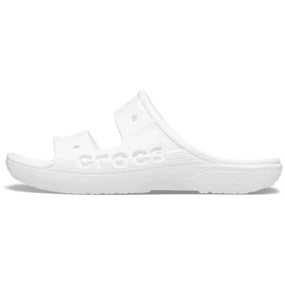Детские сандалии-слайды с двумя ремешками Crocs, Baya White — фото 3