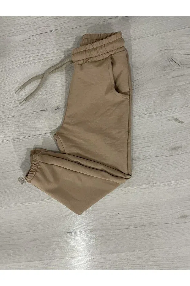 Детские спортивные штаны для мальчиков с эластичным манжетом Butika, Beige