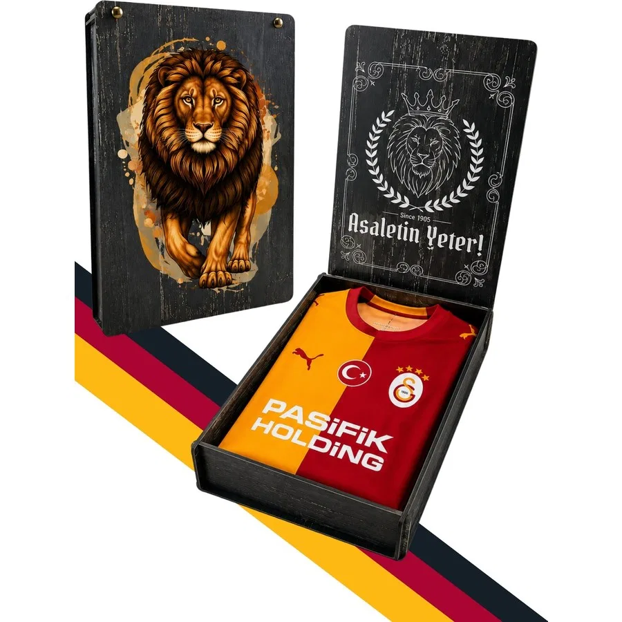 Детская футболка-форма с принтом Galatasaray 2026/2027 İç Saha, Puma, Красно-желтый — фото 2