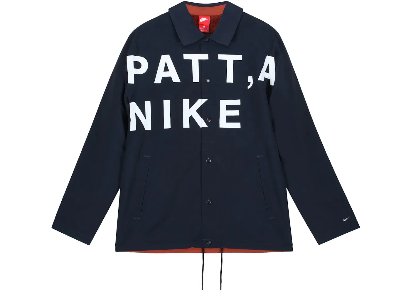 Мужская куртка-тренч с принтом Nike NSW Patta Coaches Jacket, Dark Obsidian
