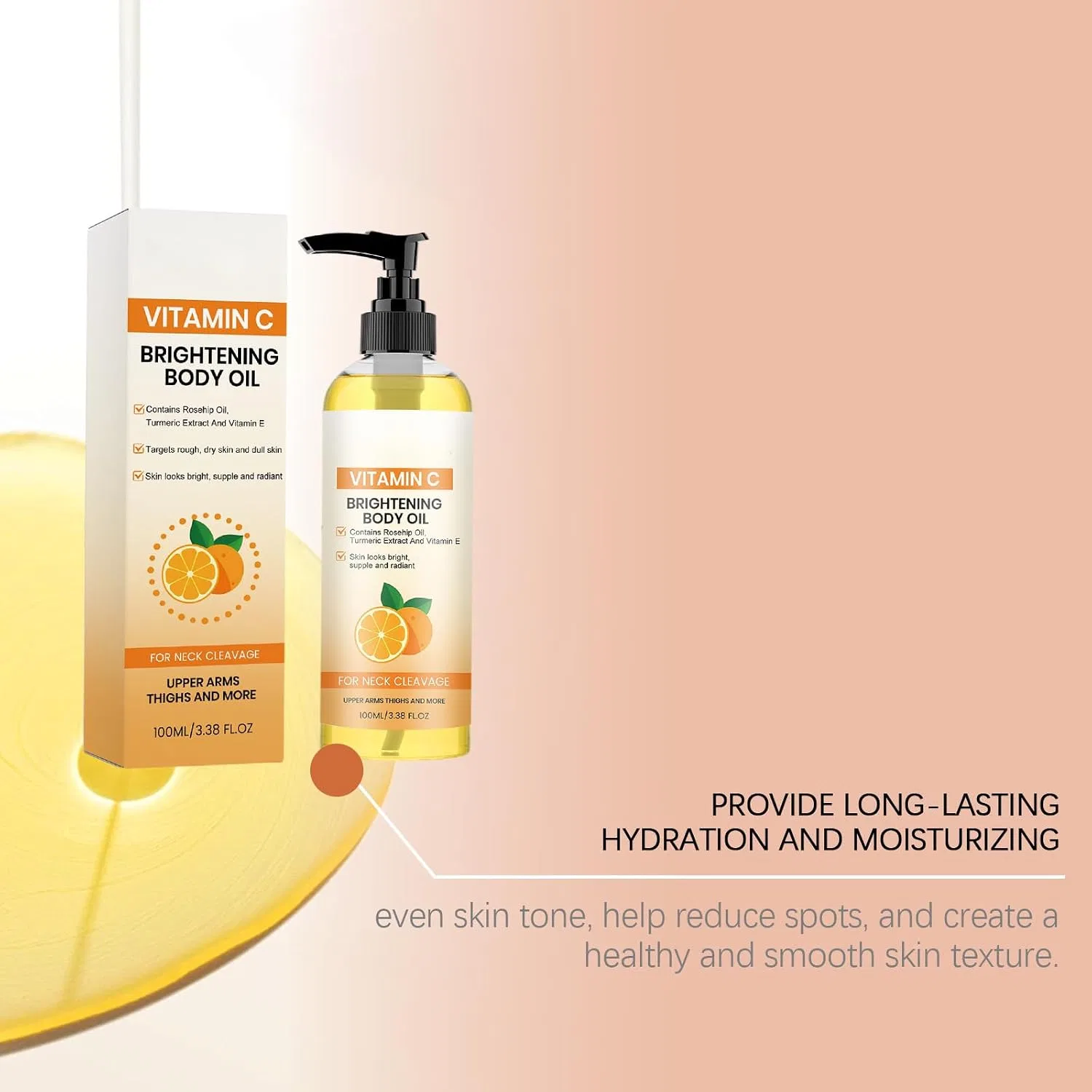 Масло для тела Vitamin C Brightening Body Oil, Sgjwyc, 100 мл, 3 — фото 4