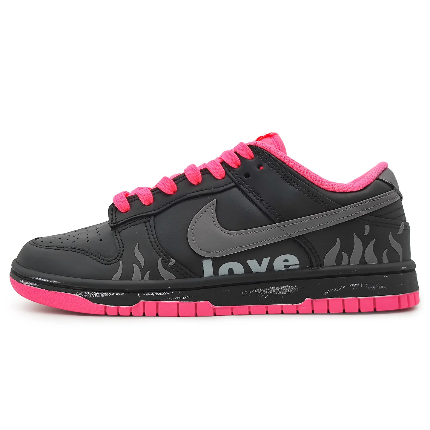 

Кроссовки Nike Dunk Skateboard Shoes Women's Low-Top Gray, Черный, Кроссовки Nike Dunk Skateboard Shoes Women's Low-Top Gray