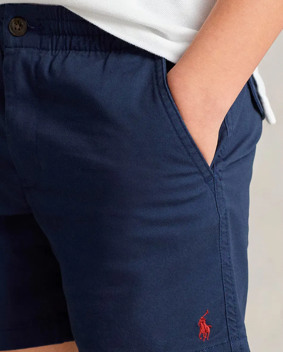 Детские шорты для мальчиков с вышивкой Polo Ralph Lauren, Azul Marino — фото 2
