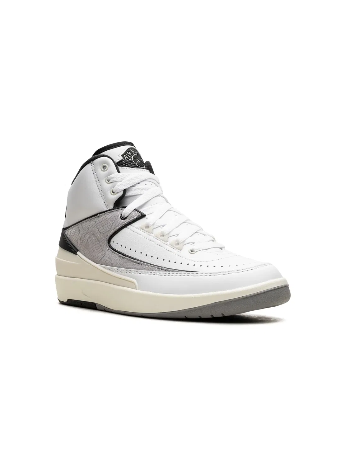 Кроссовки Air Jordan 2 "Python", белый/серый/черный