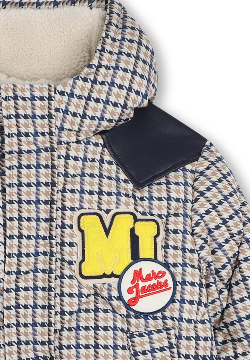 Doudoune à capuche - зимняя куртка Marc Jacobs Kids, Lime Stone — фото 3