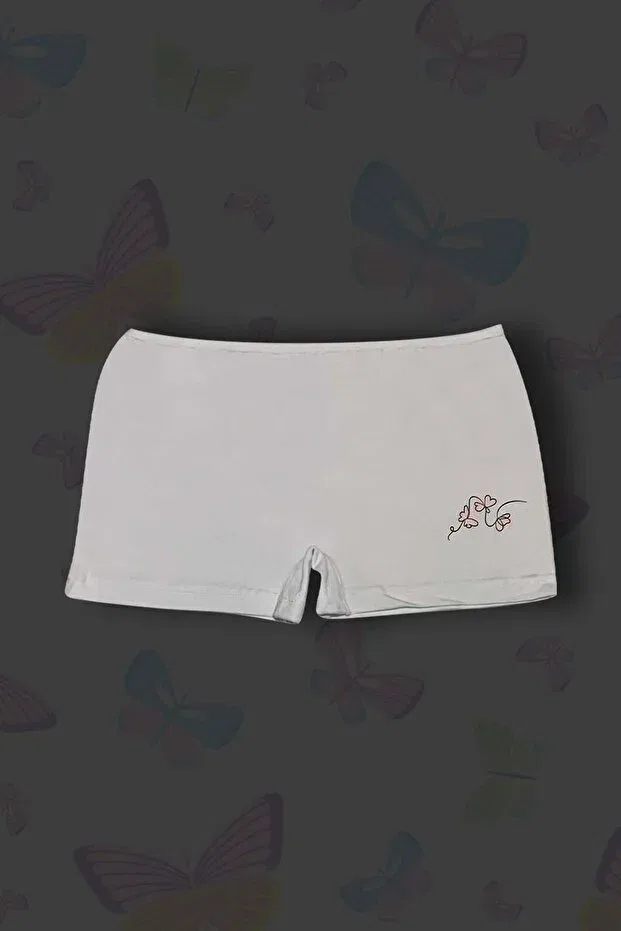 Детский комплект боксеров для мальчиков хлопковый с принтом 3-Piece Gri Mor Tekstil, Pink/White/Ecru — фото 3