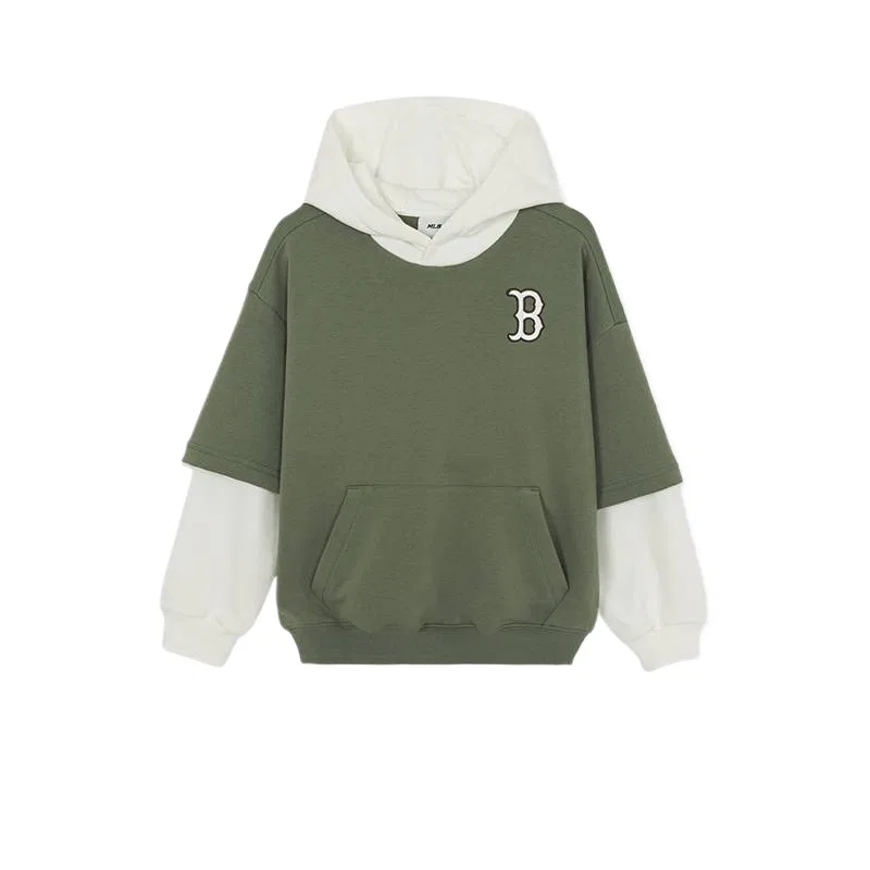 Детская толстовка с капюшоном Army Green MLB KIDS