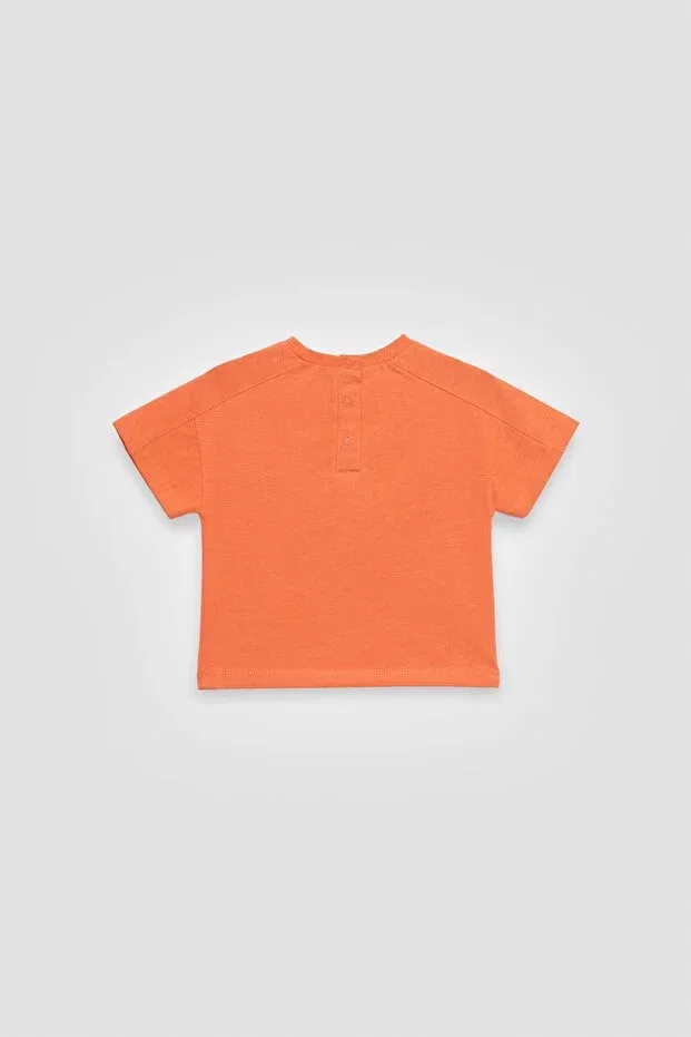 Детская футболка для мальчиков с графическим принтом Gb Baby, Orange — фото 3