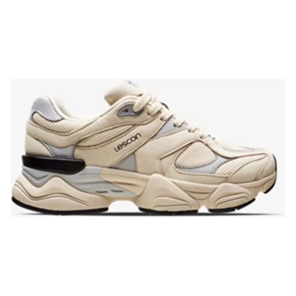 Детские спортивные кроссовки с шнуровкой Ghost 2 Easystep Bej Lescon — фото 3