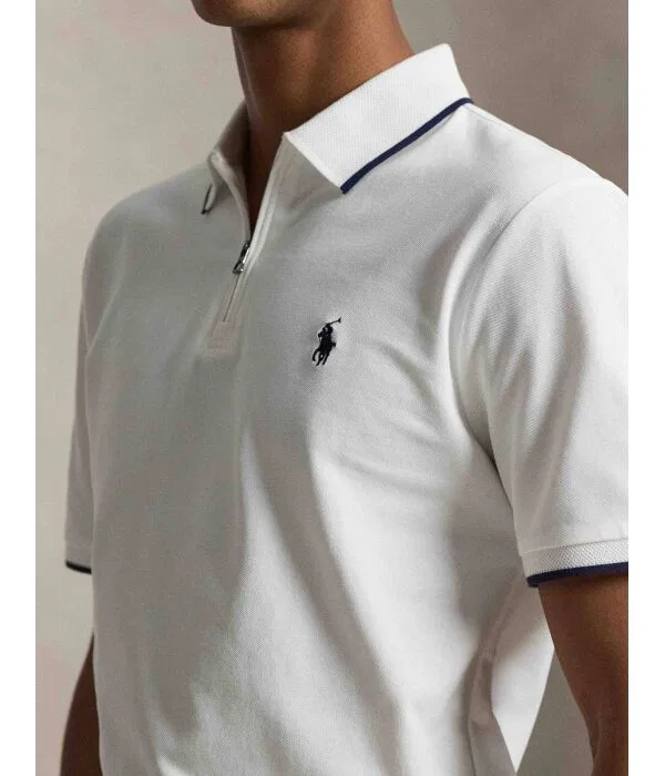 Мужское поло Relaxed Fit Polo Ralph Lauren, белый — фото 4