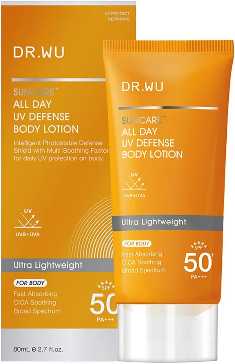 Солнцезащитный крем SPF 50+ PA+++ DR.WU без цинка, 35 мл, без цвета