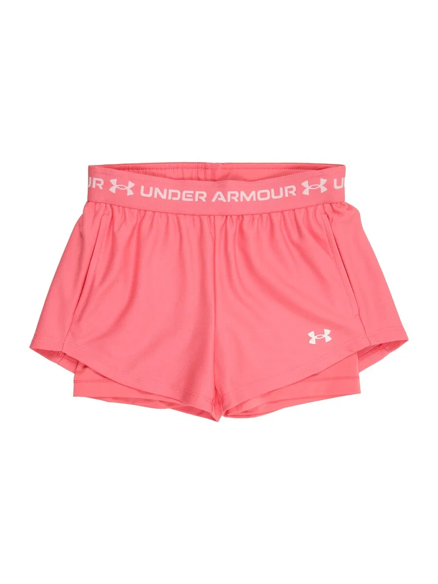 Спортивные брюки UNDER ARMOUR Regular Workout Pants 'Play Up' розового цвета
