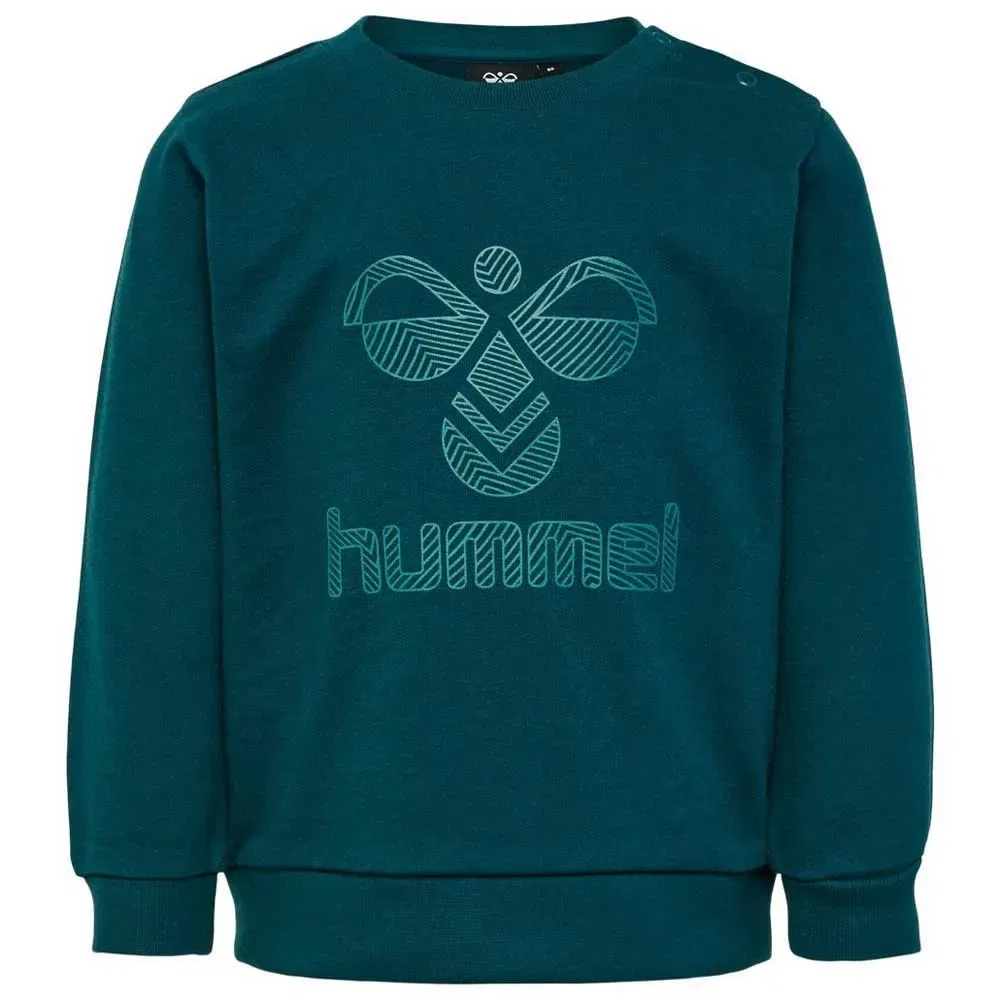Детский свитшот для девочек хлопковый Fastwo Lime Hummel, Blue