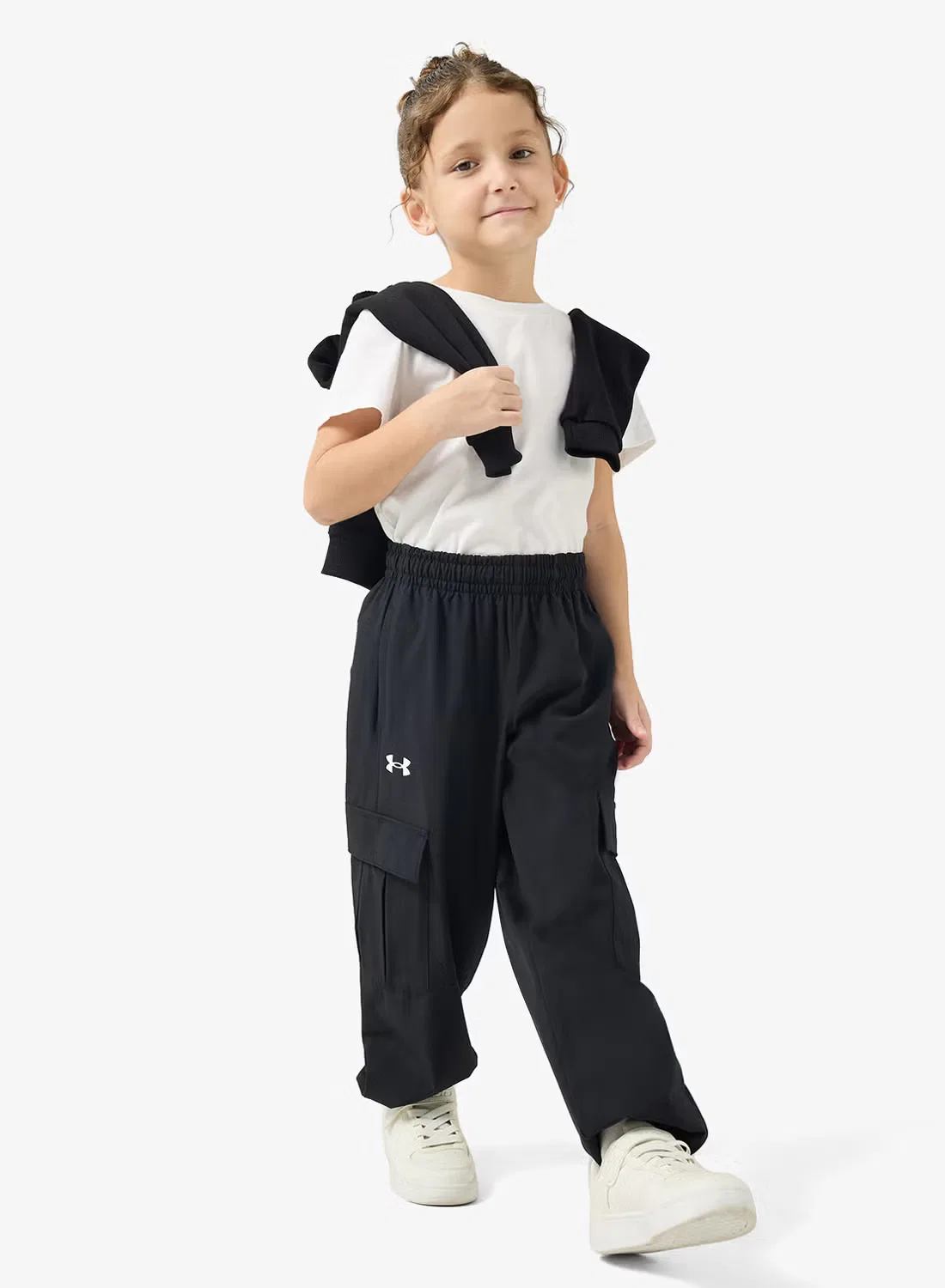 Штаны карго с карманами Youth Rival Under Armour, черный — фото 2