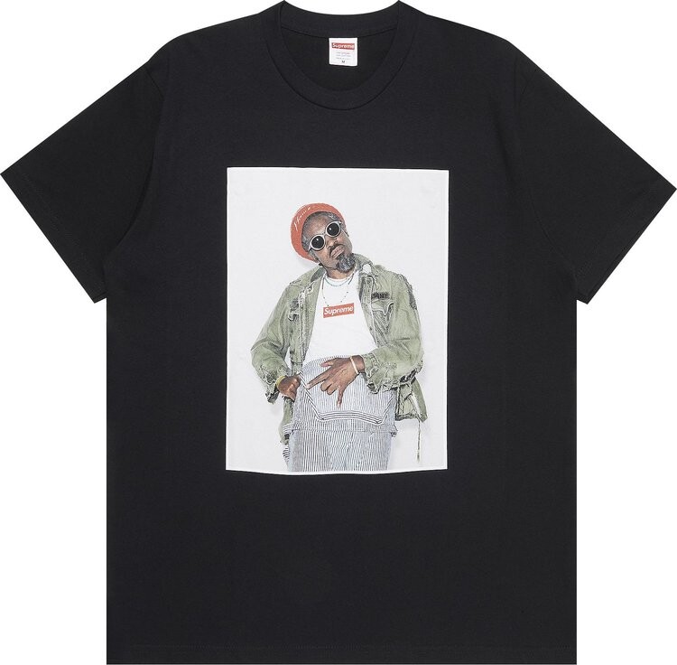 

Футболка Supreme André 3000 Tee 'Black', черный