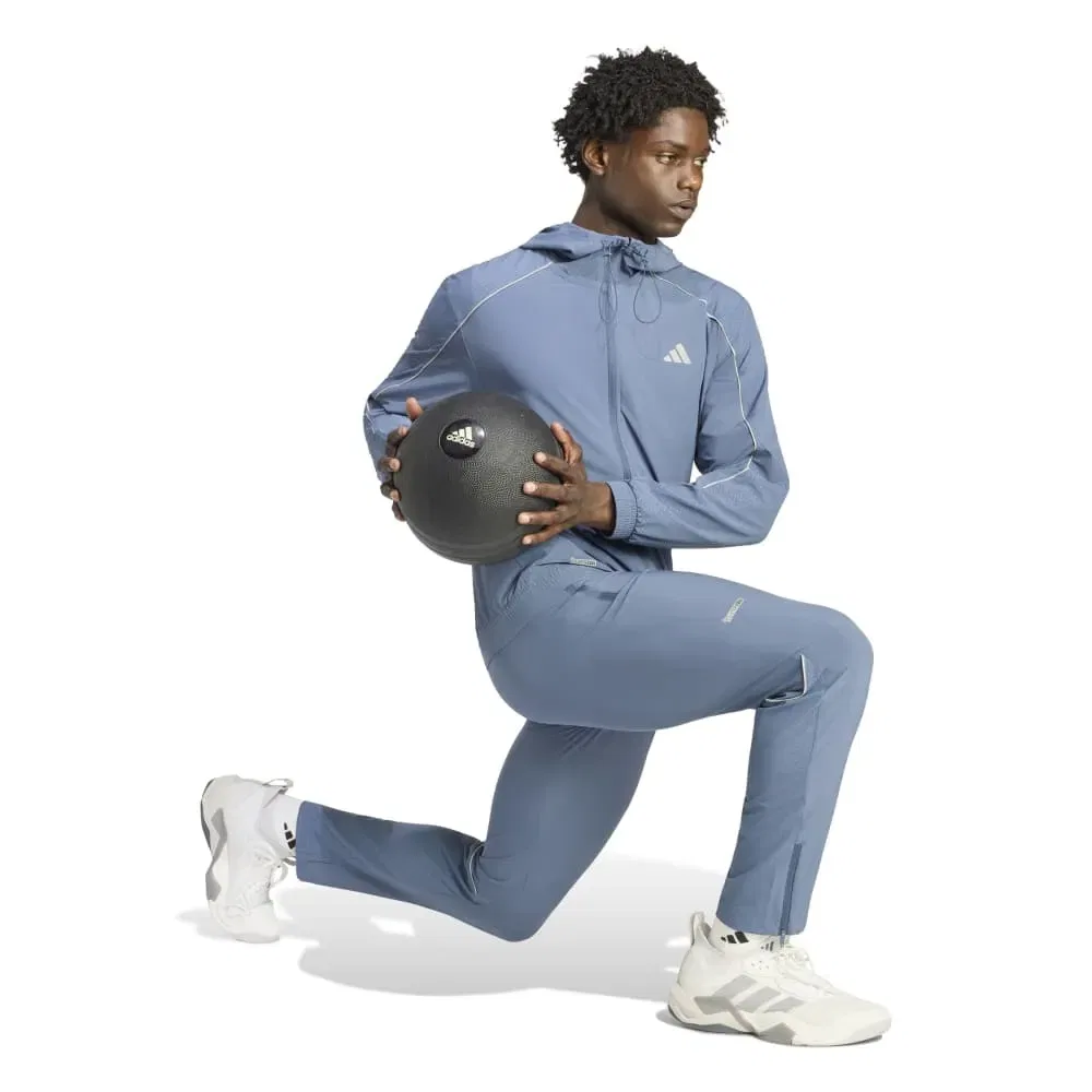 Мужские спортивные брюки с зауженным кроем Tech Apparel Slim Adidas, Blue — фото 4