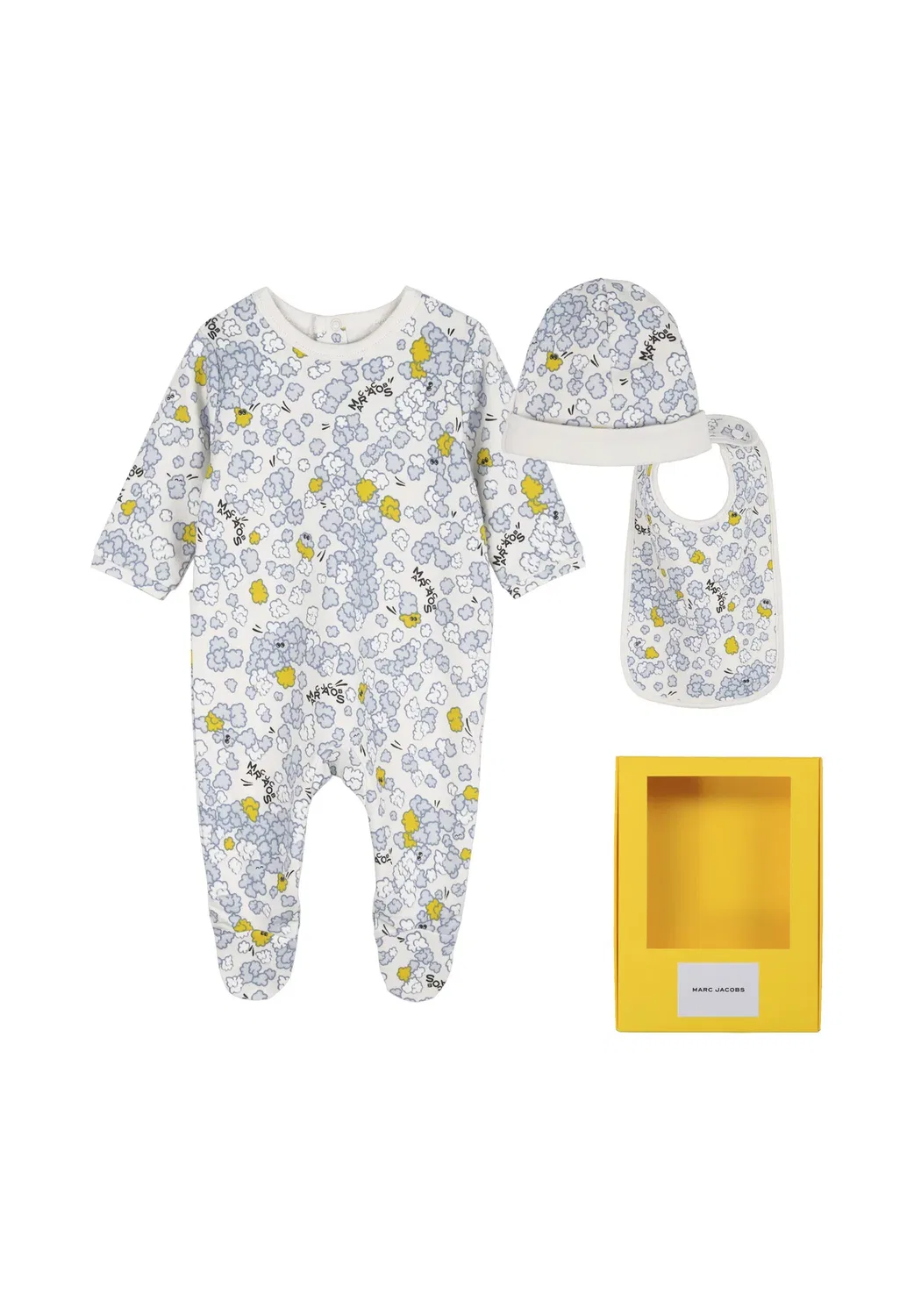 Ансамбль пижама, чепчик и одежда - костюм для сна Marc Jacobs Kids, Creme