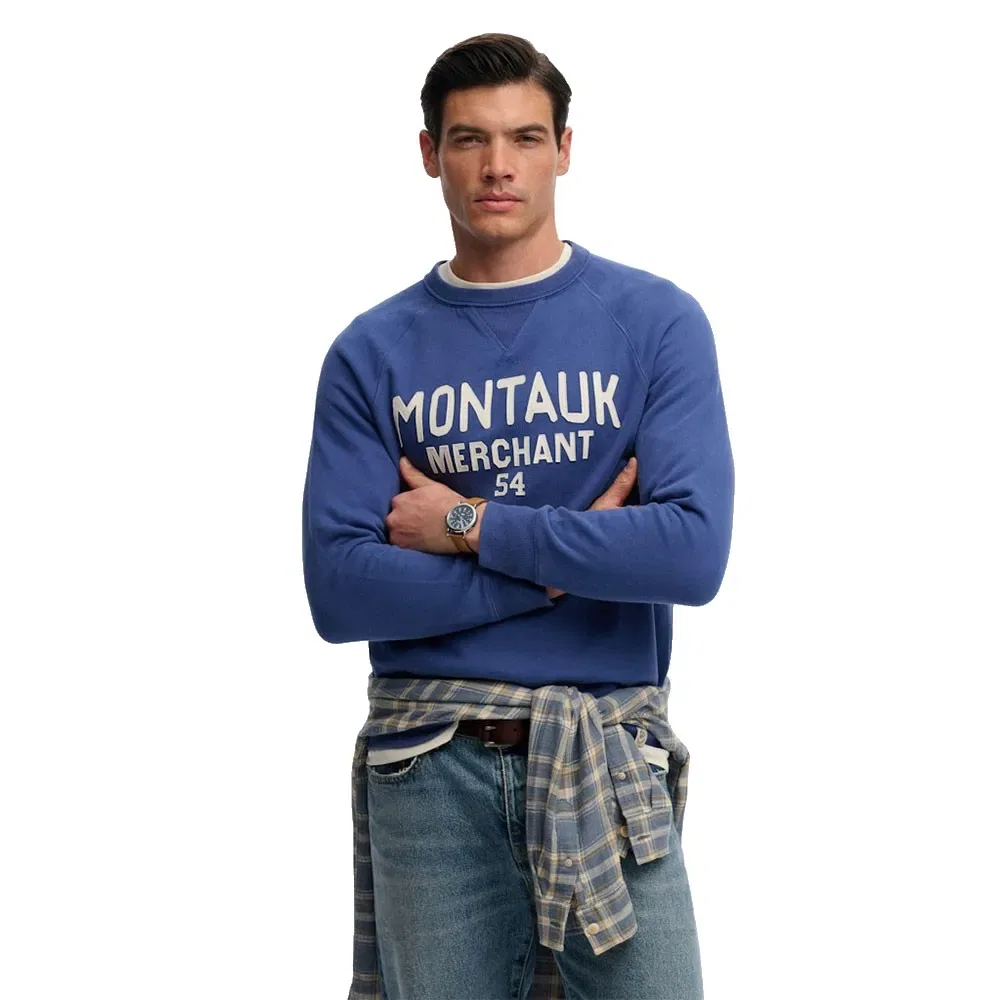 Свитшот Vintage Applique Superdry, синий