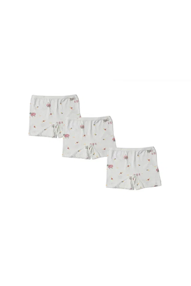 Детские боксеры для мальчиков с принтом Sheep patterned Iwings, White