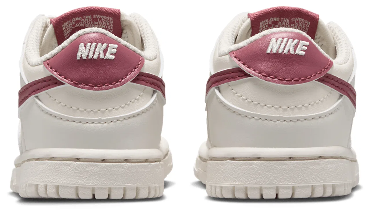 Детские кроссовки для мальчиков с классическим дизайном Nike Dunk Low N BTE Nike, Soft Pearl Pink Smoke — фото 3