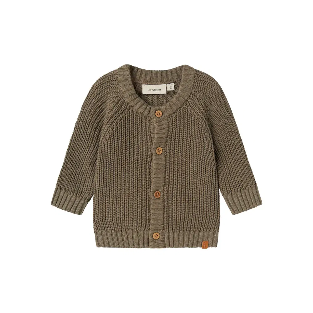 Кардиган Name It Emlen Lil Atelier, коричневый