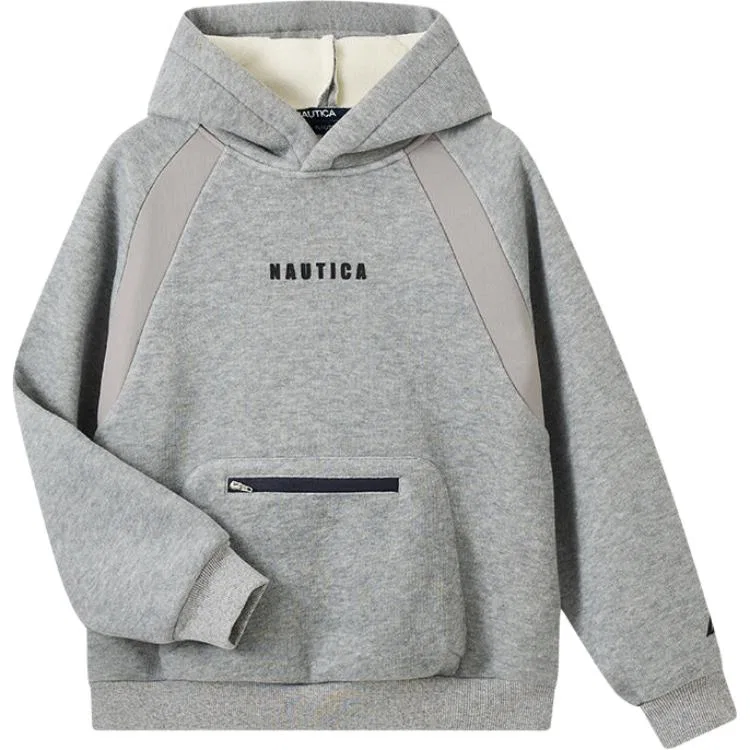 Детский свитшот утепленный NAUTICA, Light Gray