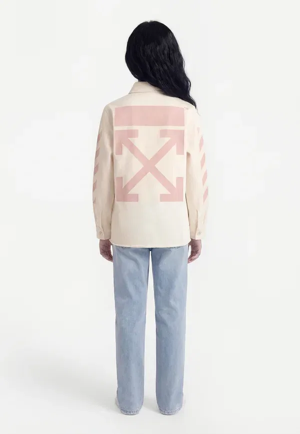 Блузка с принтом Classic arrow tab Off-white, белый — фото 2