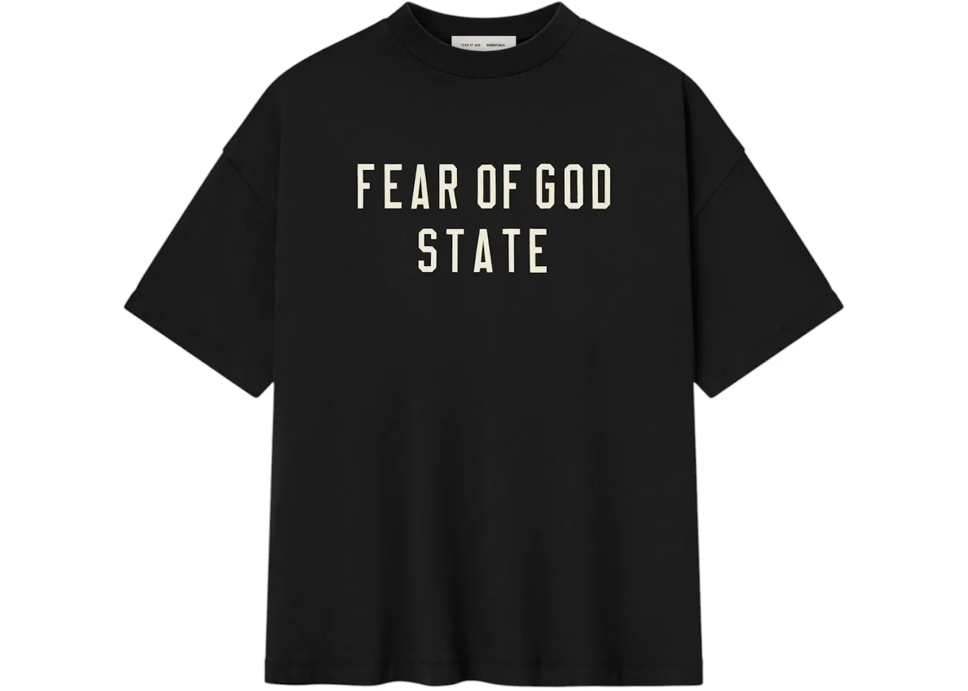 Мужская футболка с принтом Essentials 90's Tee Fear of God, Jet Black