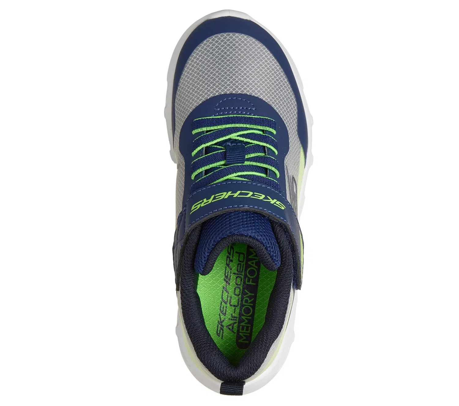 Детские кроссовки для мальчиков с липучкой Skechers Glide-step Drift Zorzox, Navy — фото 3