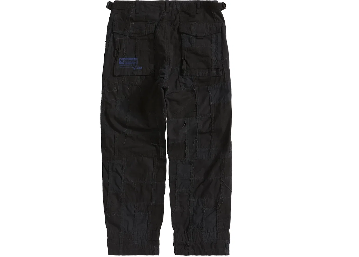 Мужские брюки-карго с пэчворком Pant Supreme, Black
