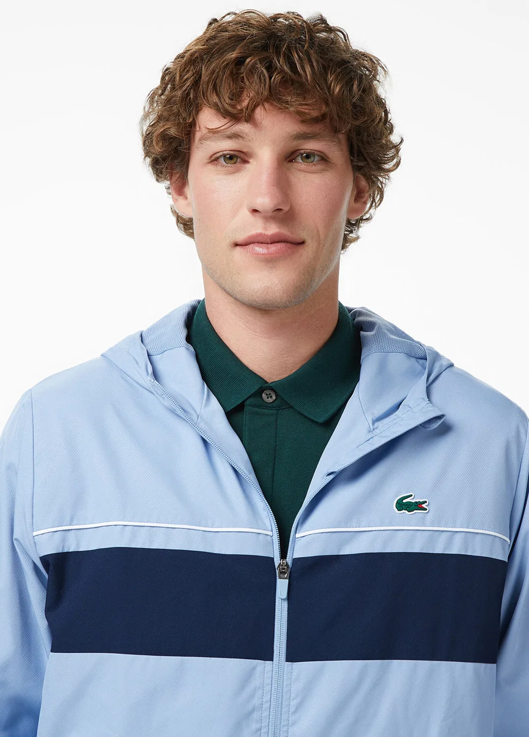 Спортивный костюм капюшон Lacoste, синий — фото 2