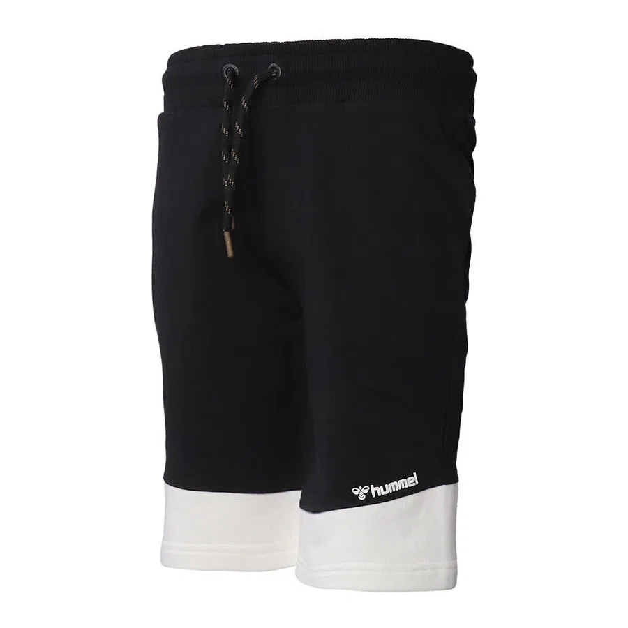 Детские спортивные шорты с принтом Regular Fit Hummel, Черный