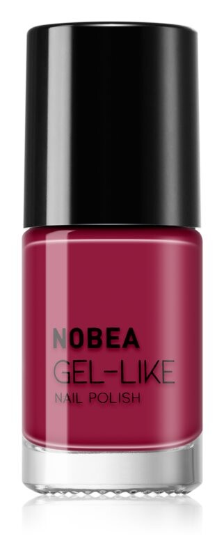 

Лак для ногтей с гелевым эффектом NOBEA Day-to-Day, оттенок Pomegranate red #N45 6 мл