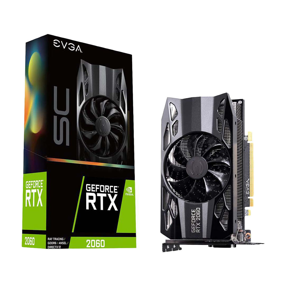 

Видеокарта EVGA GeForce RTX 2060 SC, 6GB GDDR6, 06G-P4-2062-KR