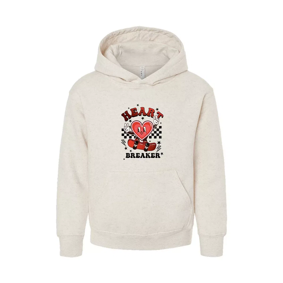 Детский худи с принтом Heart Breaker Skater The Juniper Shop, Natural