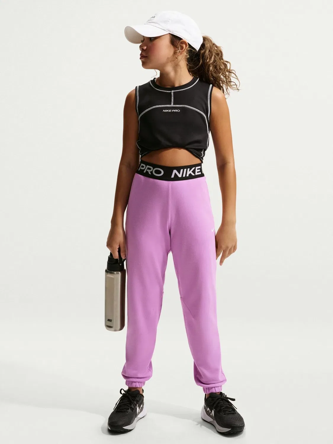Джоггеры Nike Pro Fleece Dri-FIT, Magenta Pink