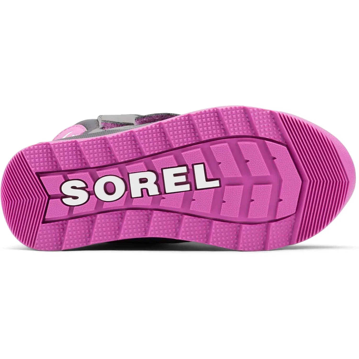 Детские зимние сапоги водонепроницаемые с ремешком Whitney II Strap Sorel, серый — фото 3