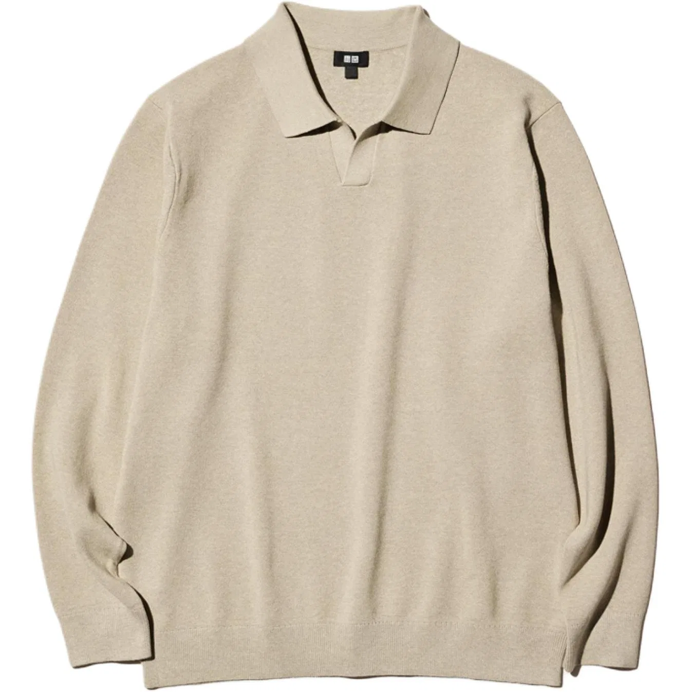 Мужское поло Beige UNIQLO