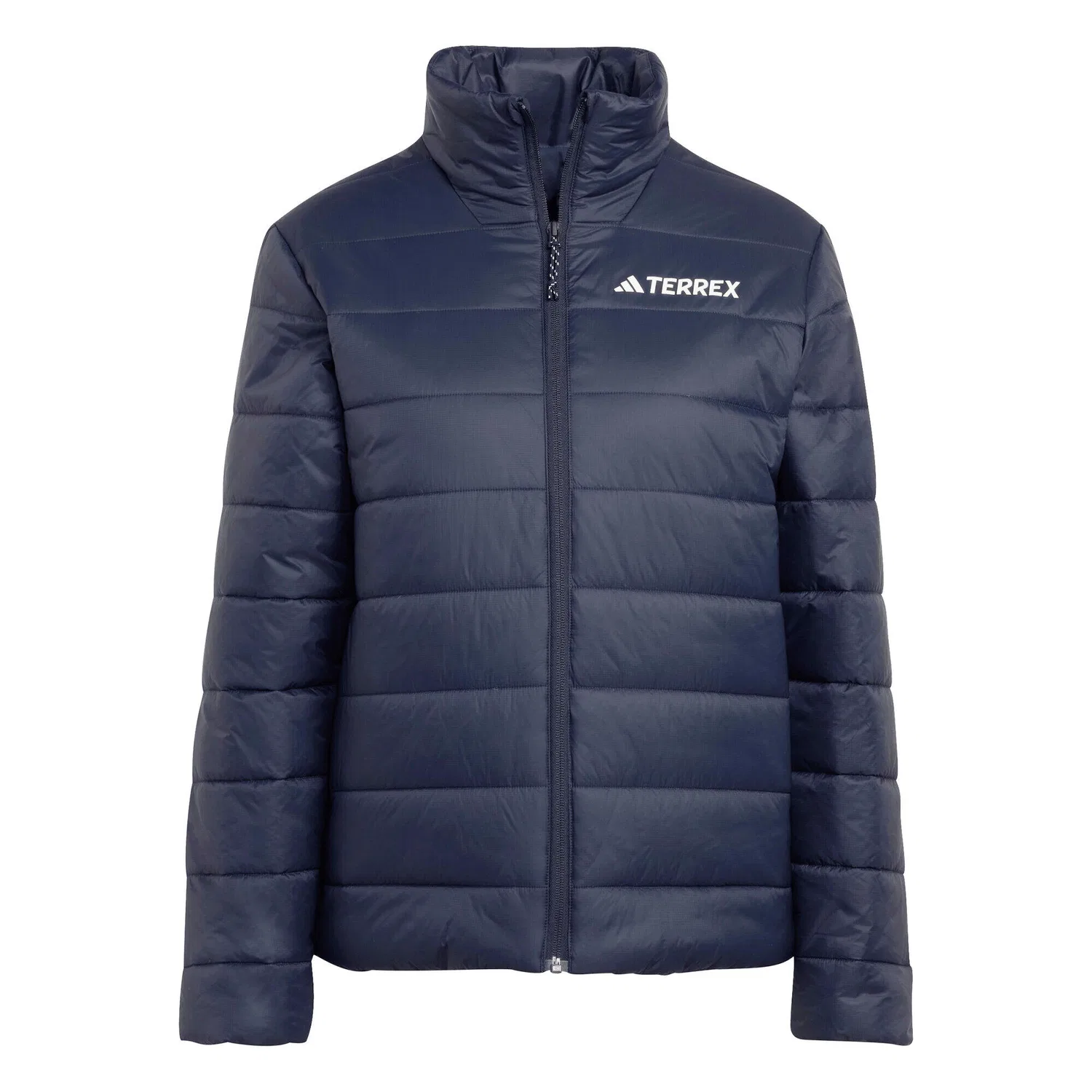 Женская стеганая куртка с утеплителем adidas TERREX MT ESS PAD J, Dark Blue Weiss Navyblau