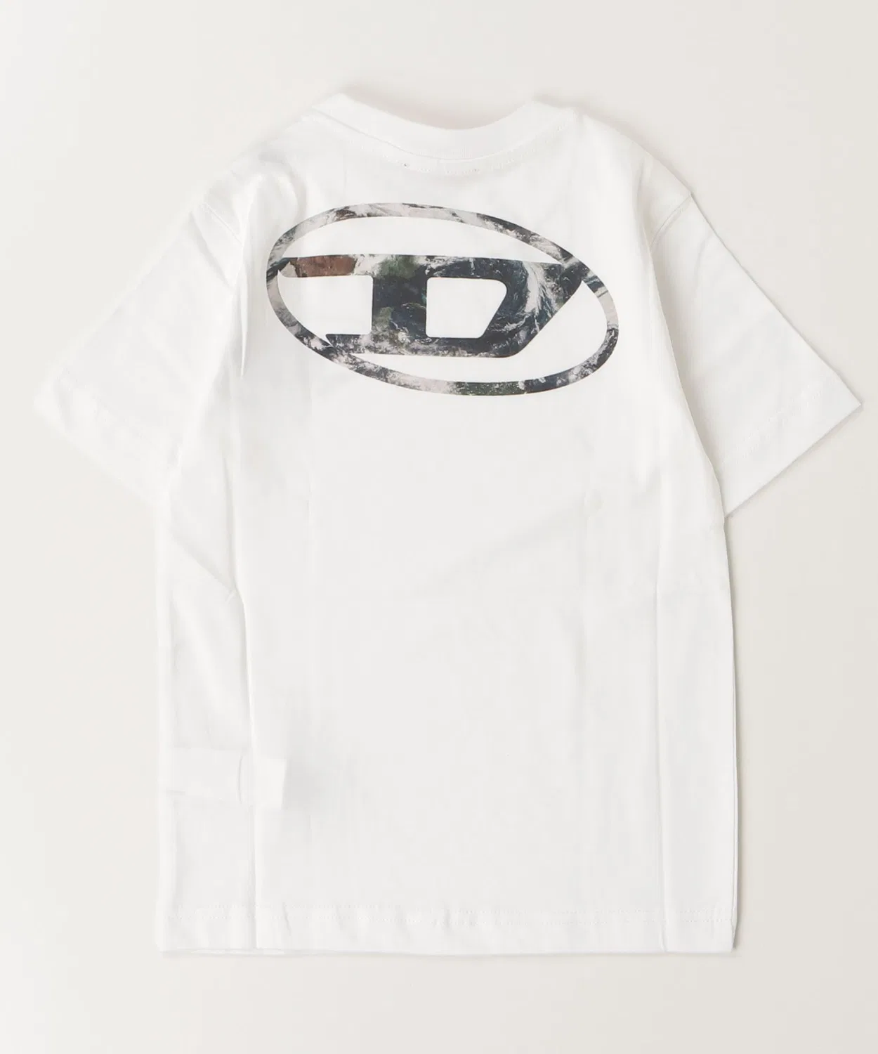Детская футболка с принтом и брендовым логотипом DIESEL KIDS, Белый — фото 2
