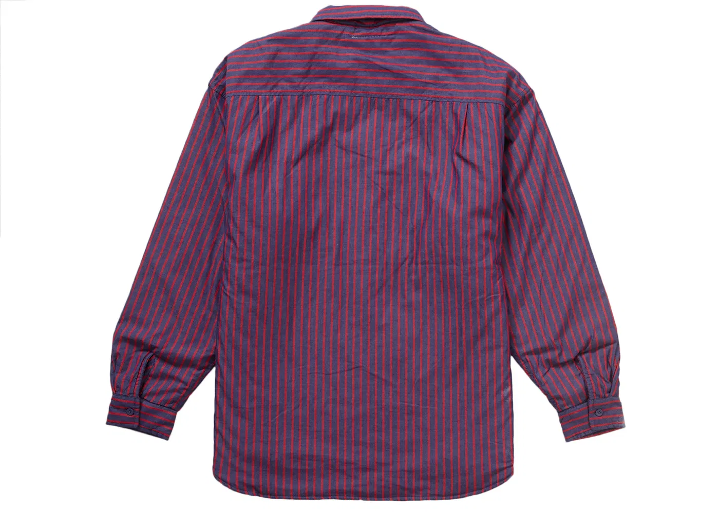 Мужская рубашка с принтом MM6 Maison Margiela Padded Shirt Supreme, Stripes — фото 3