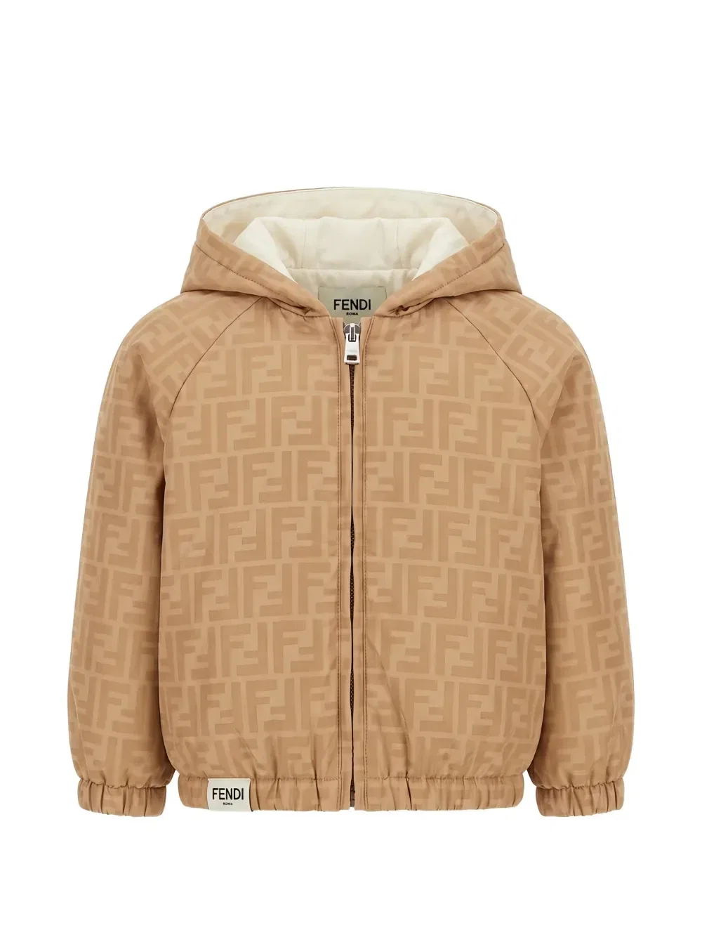 Двусторонняя ветровка FF FENDI KIDS, бежевый