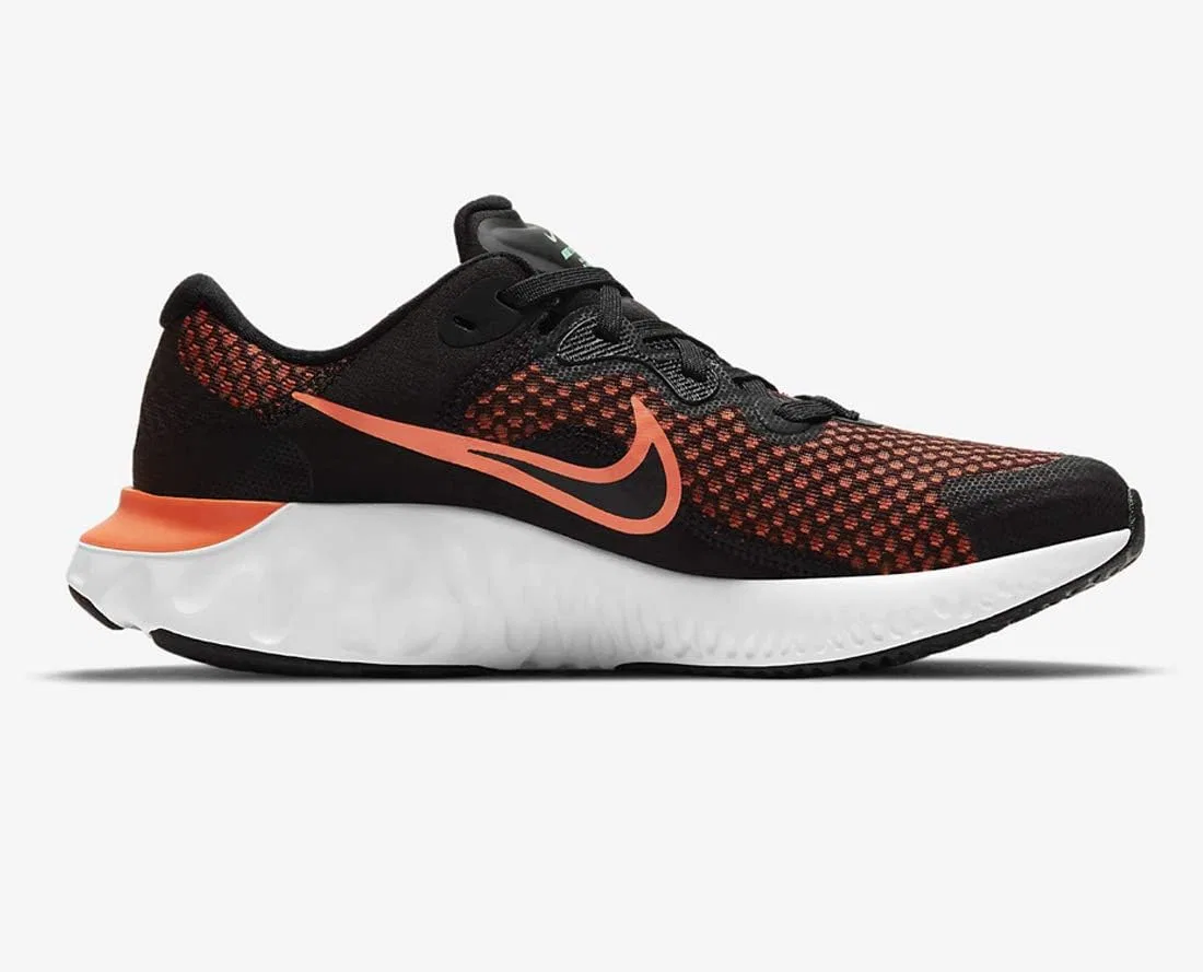 Детские беговые кроссовки Stroke Nike, Black Hyper Crimson Chile Red Green Glow White Dk Smoke Grey — фото 2