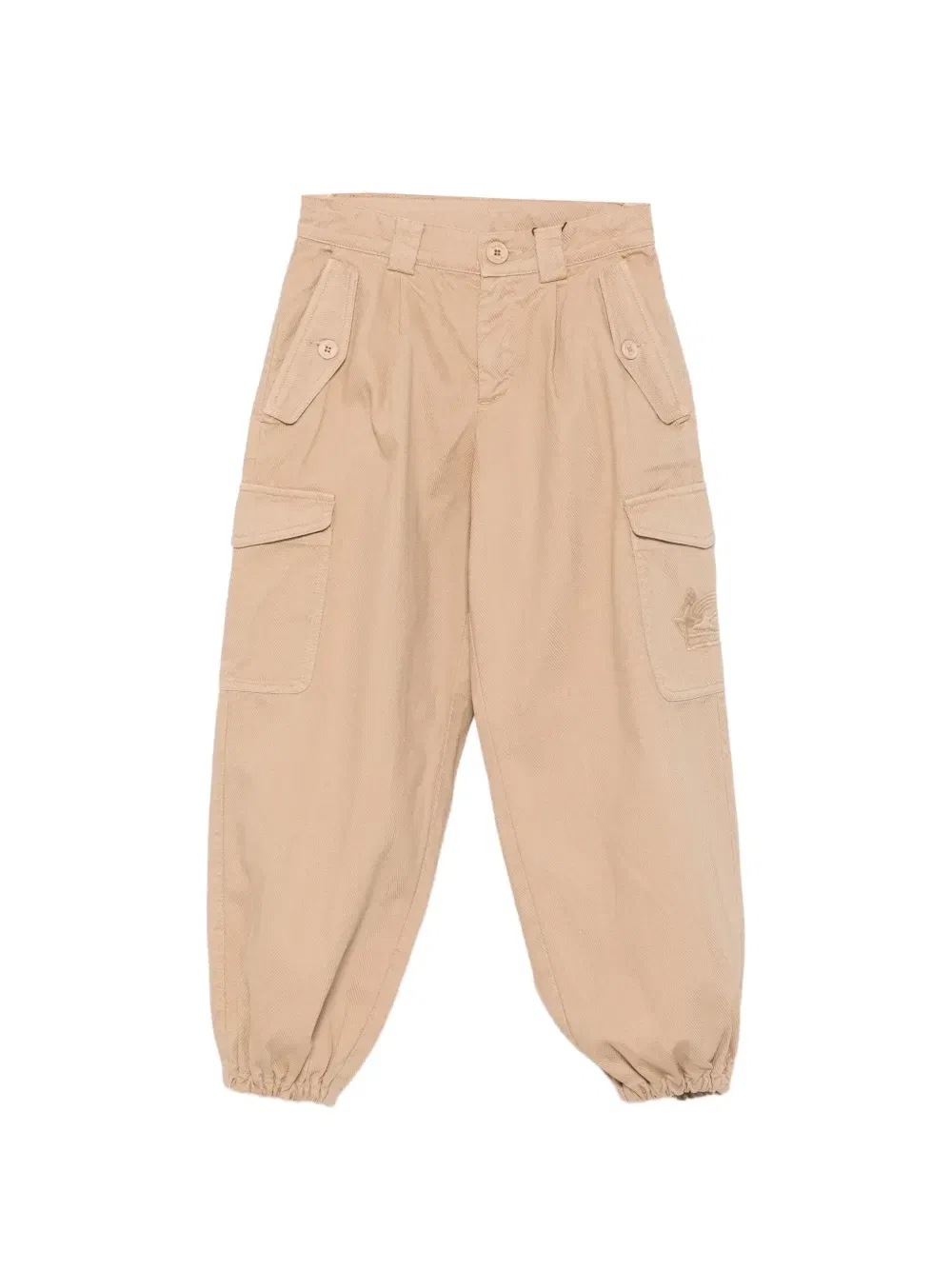 Брюки в елочку Etro Kids, бежевый