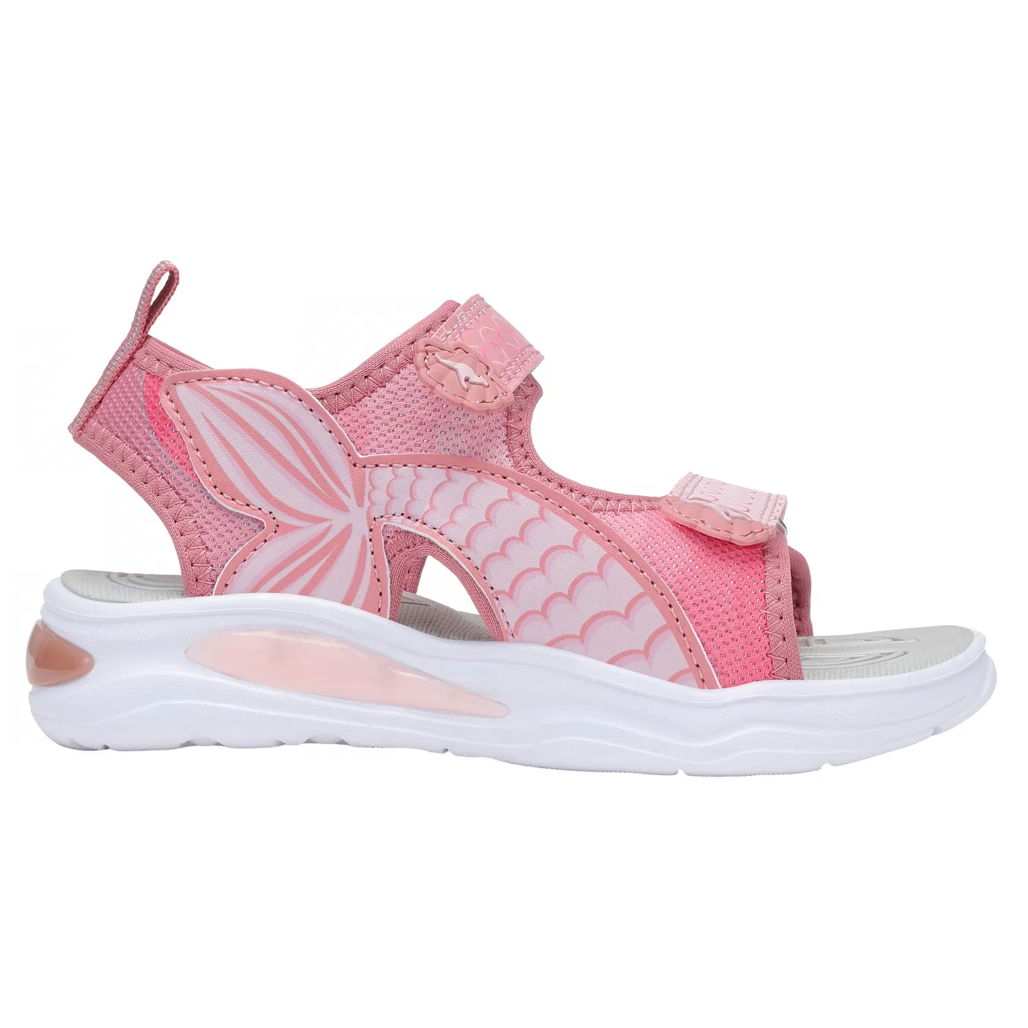 Детские сандалии с LED-подсветкой KangaROOS, Frost Pink/Dusty Rose — фото 2