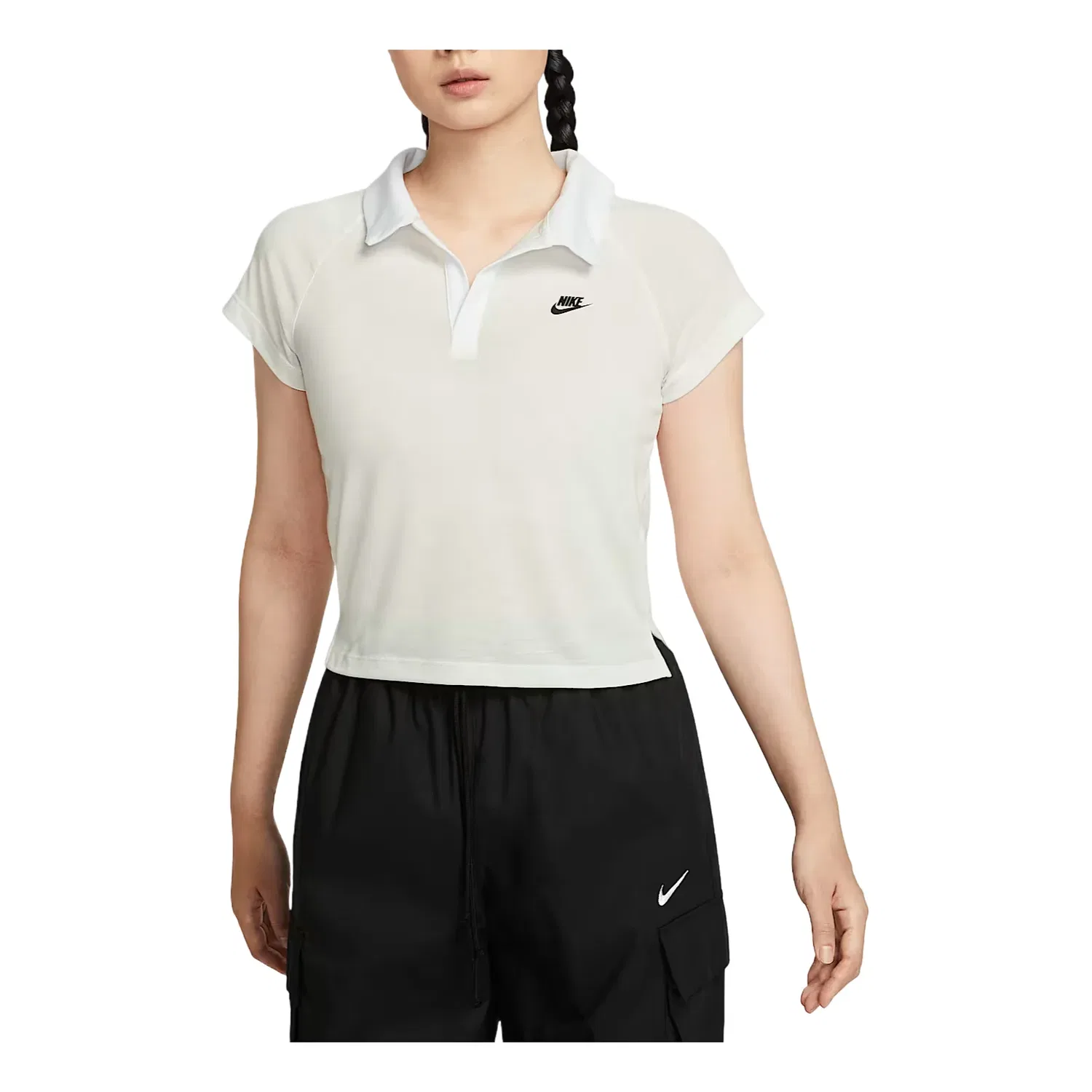 Женское поло Sportswear Retro Polo Shirt 'White' Nike, белый